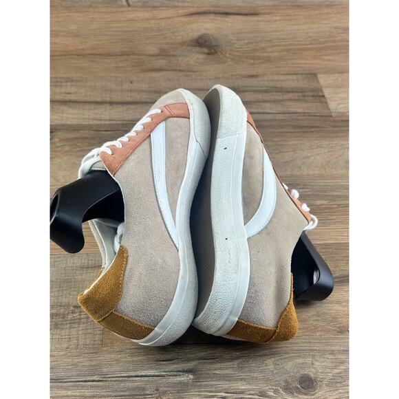 Madewell Sidewalk Low-Top Sneakers Brown Suede Size 8.5M - Picture 3 of 10